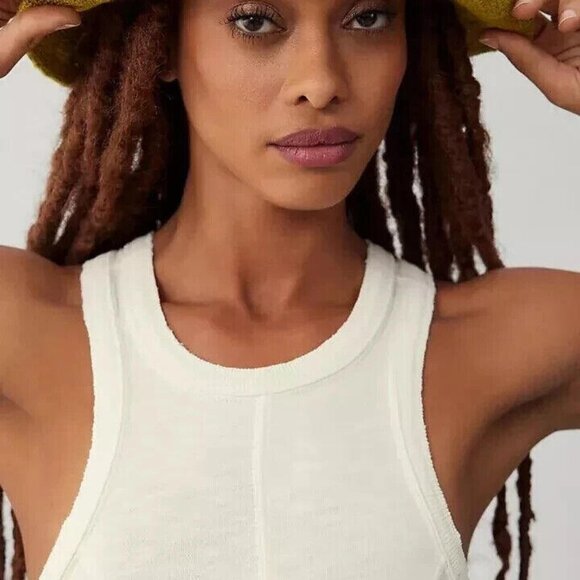 Anthropologie Cream Jumpsuit - Picture 4 of 9